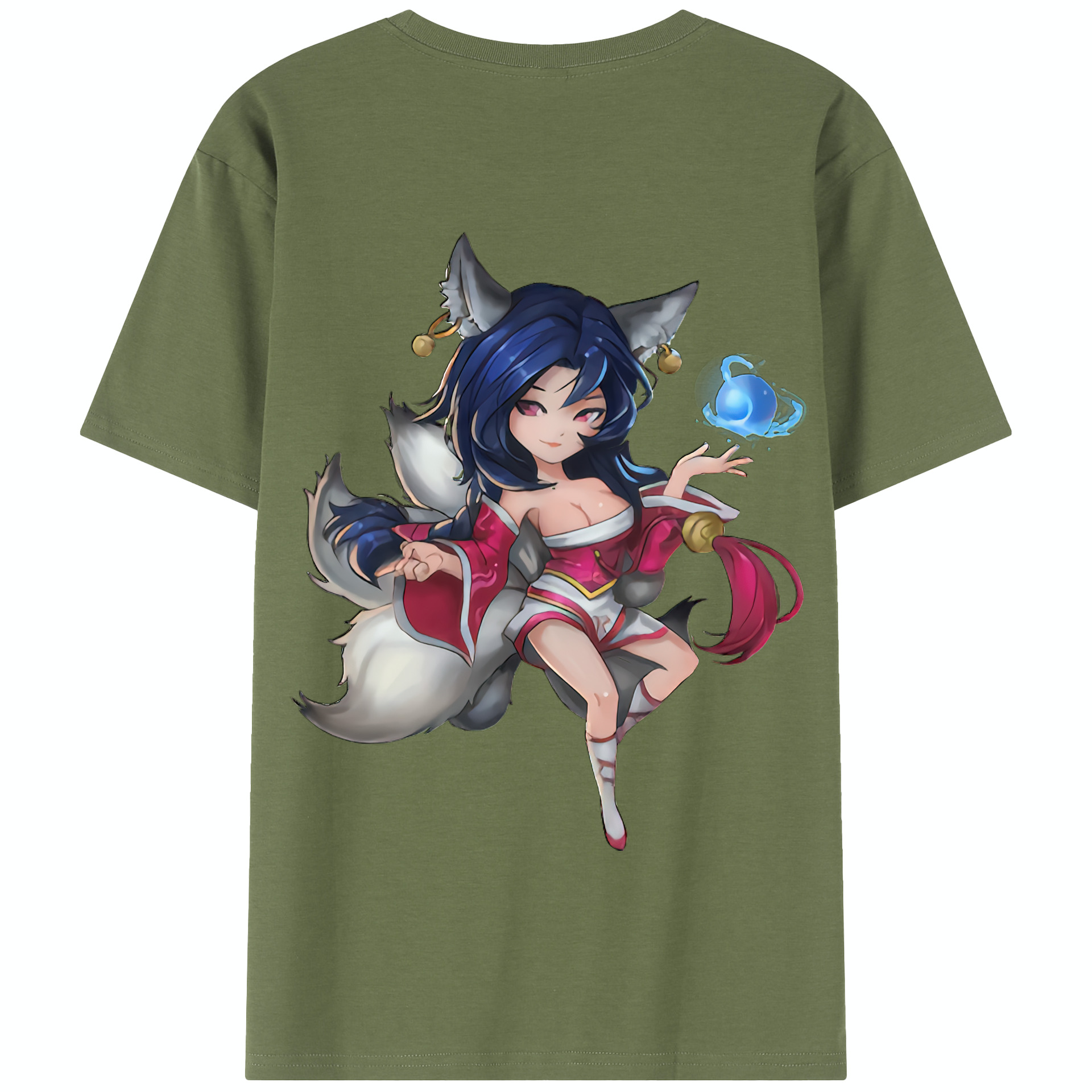リーグ・オブ・レジェンド League of Legends LOL 綿100％半袖Tシャツ（背面プリント）